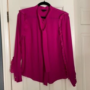 Ted Baker London ruffle sleeve blouse.